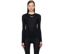 Black Essential Base Layer Long Sleeve Top