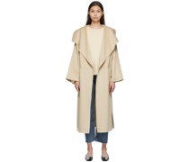 Off-White Wool Cashmere Coat