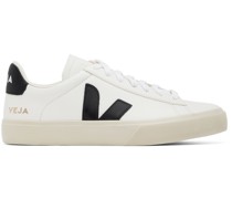 White & Black Campo Sneakers