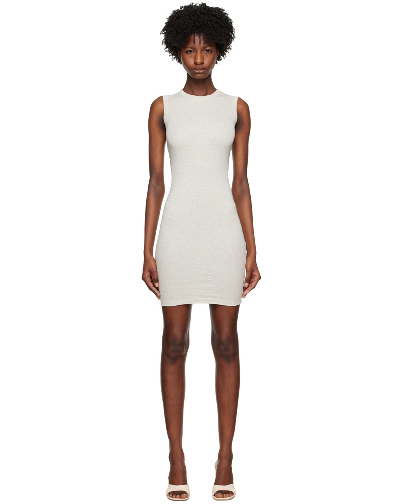 Flore Flore Damen Gray Esmé Minidress Flore Flore Damen Gray Esmé Minidress