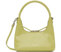 Green Mini Crinkle Shoulder Bag