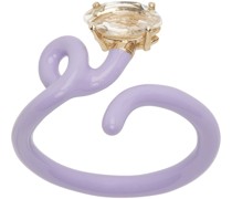 Purple Baby Vine Tendril Ring