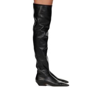 Black 'The Marfa Over-The-Knee Flat' Boots