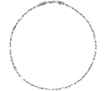 Silver Figaro Rope Chain Necklace