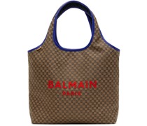 Brown Monogram Grocery Bag