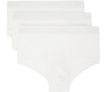 3-Pack Off-White Briefs