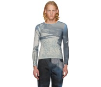 Green Oil Sand Long Sleeve T-Shirt