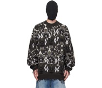 Gray Destroyed Sweater