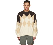 Brown Argyle Sweater
