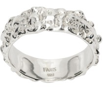 Silver Slim Roca Ring