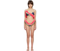 Multicolor Ruffle Bikini