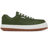 Green Leather Dreamy Sneakers