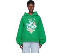 Green Graphic Hoodie