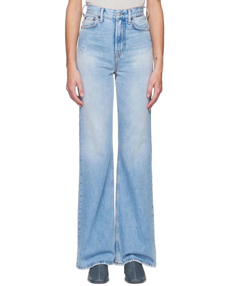 Acne Studios Damen Blue Regular-Fit 1990 Jeans