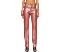 Red Reflective Jeans