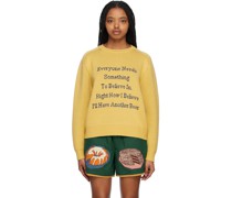 Yellow 'I'll Have Another Beer' Sweater