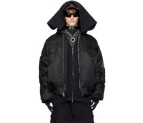 Black Alpha Industries Edition Blackout Bomber Jacket