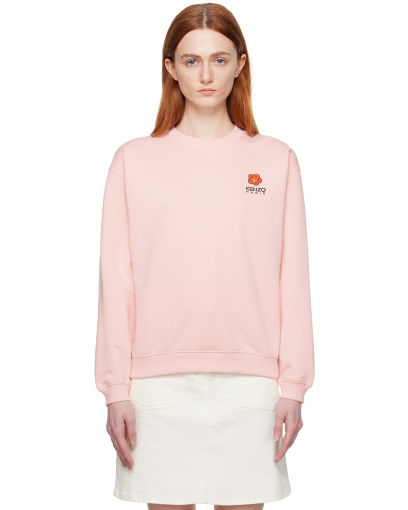 Kenzo Damen Pink Paris Boke Flower Sweatshirt