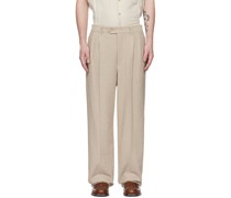 Beige Beach Trousers