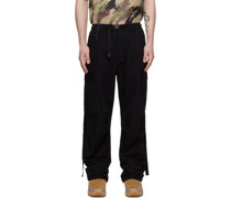 Black 4239 Cargo Pants