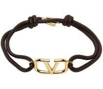 Brown VLogo Bracelet