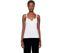 White Caro Tank Top