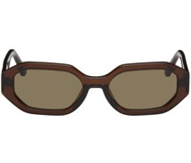 Brown Linda Farrow Edition Irene Sunglasses