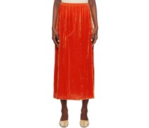 Red Ocu Maxi Skirt