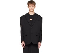 Black Phoenix Cutout Blazer