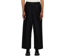 Black Utility Cargo Pants