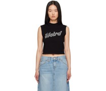 Black 'Weird' Tank Top