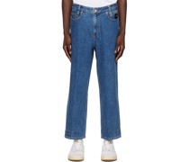 Blue Straight Jeans