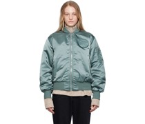 Blue Horizon Bomber Jacket