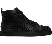 Black Louis Spikes Sneakers