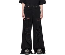 Black Destroyed Jeans