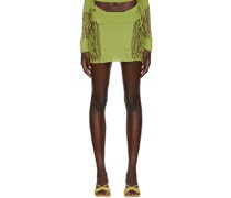 SSENSE Exclusive Green Miniskirt