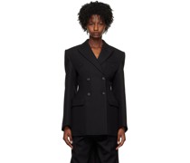 Black Contour Blazer