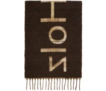 Brown & Beige Bambino Check Scarf