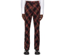 Black Check Trousers