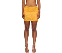 SSENSE Exclusive Yellow Miniskirt