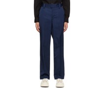 Navy Everet Trousers