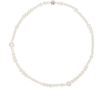 White Pearl Perennial Necklace