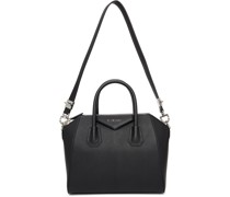 Black Grained Small Antigona Bag