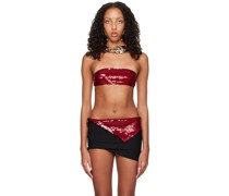 Red Bandeau Bra