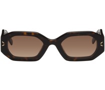 Tortoiseshell Geometric Sunglasses