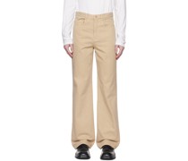 Beige Claudio Trousers