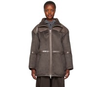Gray Rylee Faux-Shearling Jacket