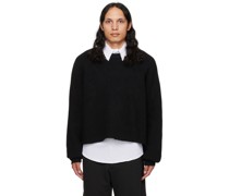 SSENSE Exclusive Black Cropped Sweater