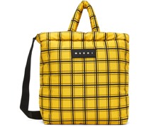 Yellow Check Tote