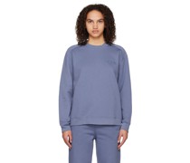 Blue Drop Shoulder Sweatshirt